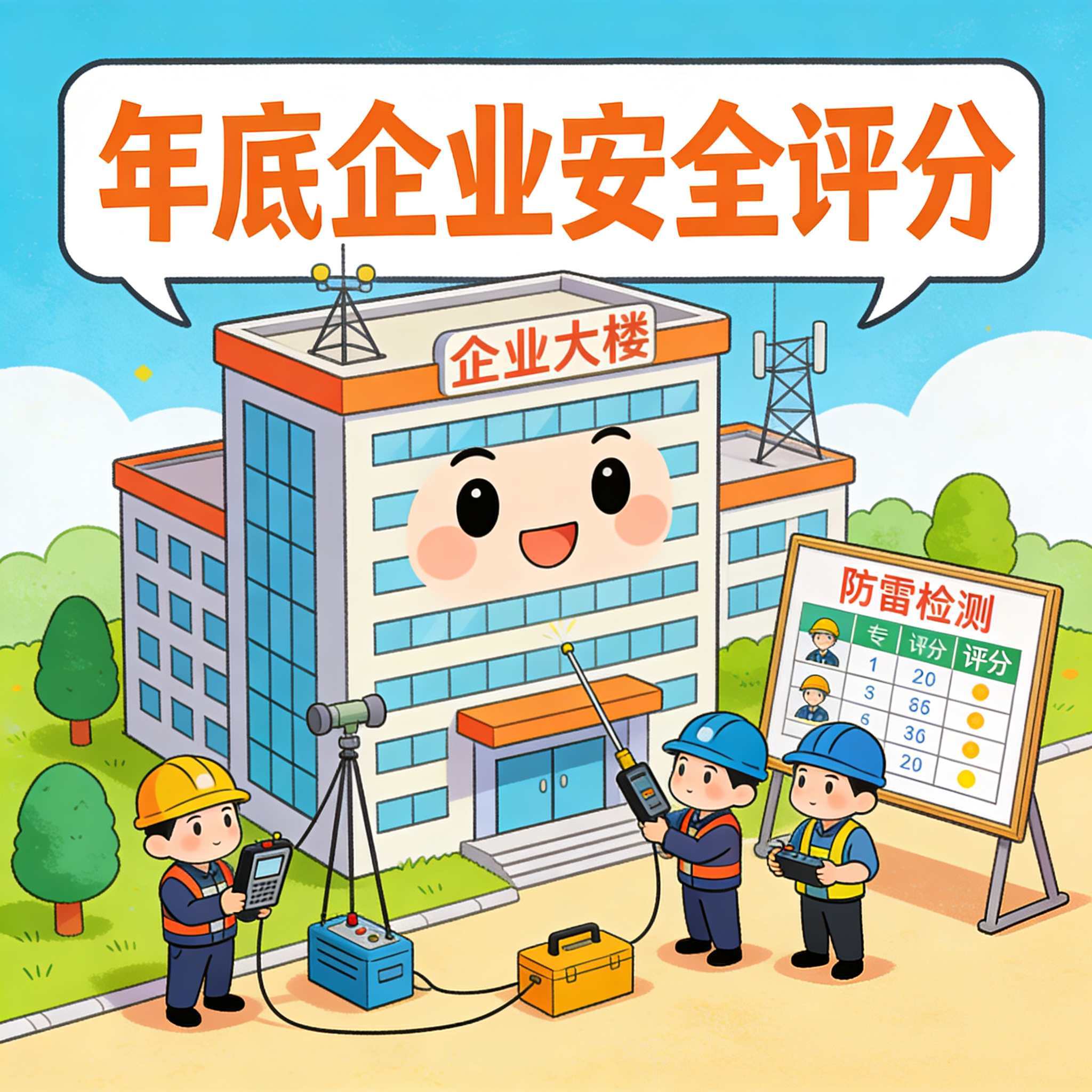 <b><font color='#0000FF'>年底防雷速查速改，守住企业安全评分！</font></b>